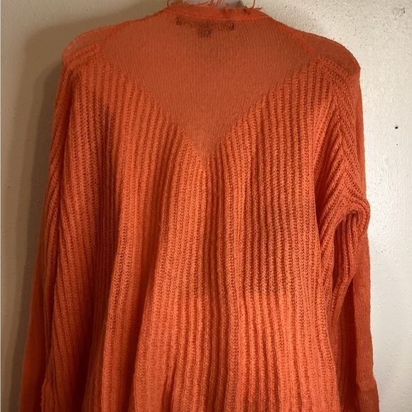 HYFVE HYFVE Orange Pullover Women’s Sweater Size Large - Picture 3 of 8